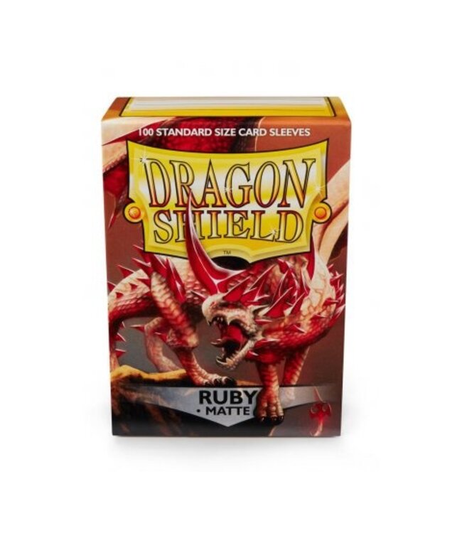 Dragon Shield Matte - Ruby (100 sleeves) - Card sleeves