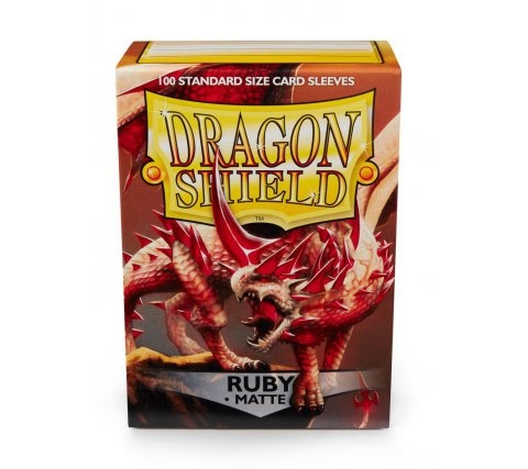 Dragon Shield Dragon Shield Matte - Ruby (100 sleeves) afbeelding