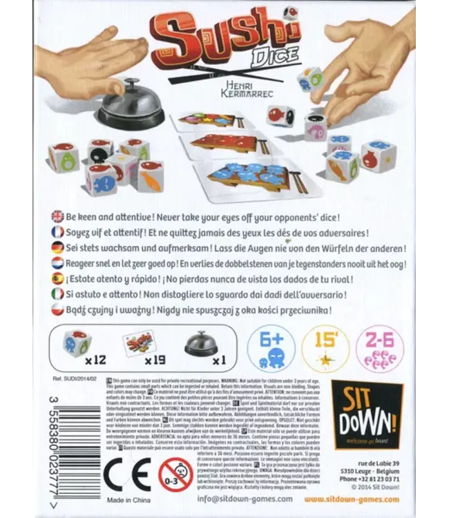 Sushi Dice - Dobbelspel