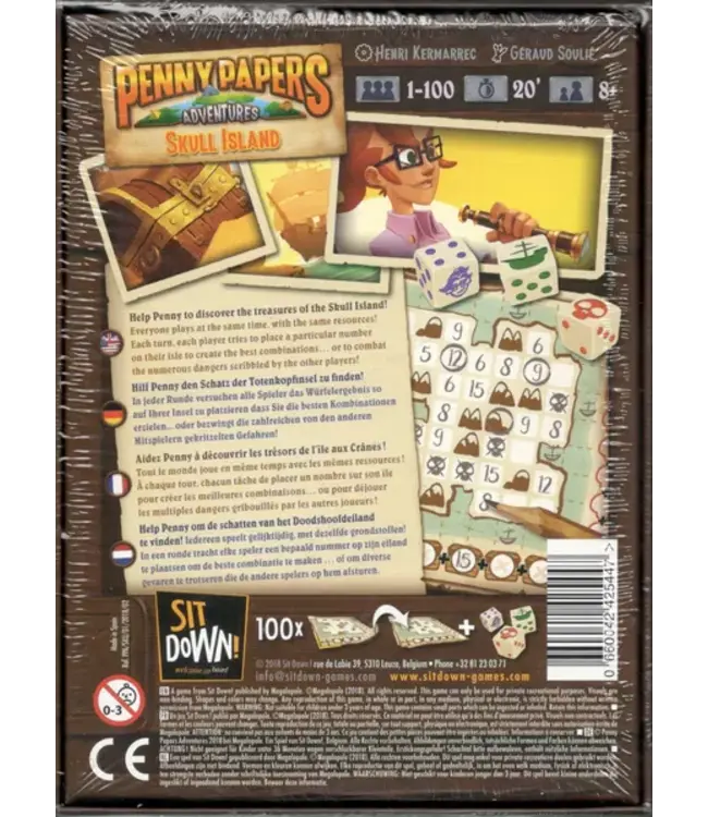 Penny Papers Adventures: Skull Island - Dice game
