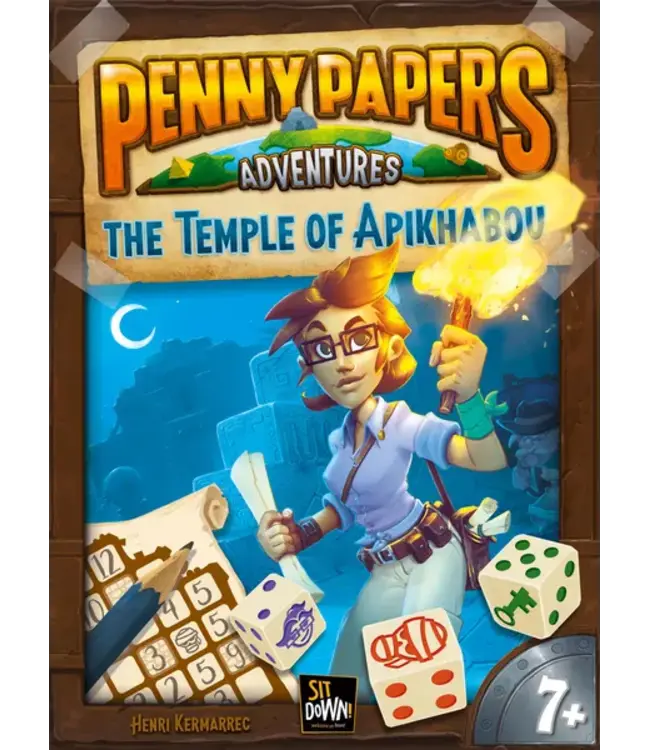 Penny Paper Adventures: The Temple of Apikhabou - Würfelspiel