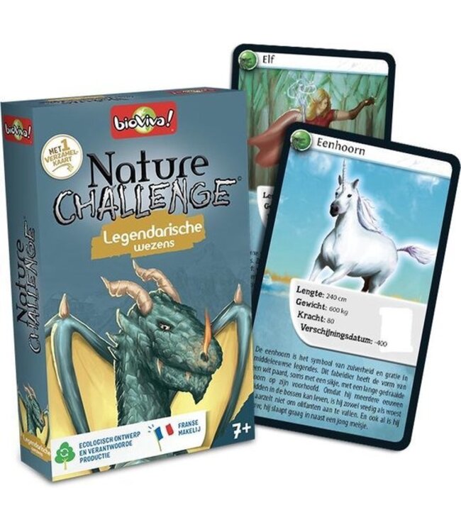Nature Challenge Kwartet: Legendarische Wezens (NL) - Card game