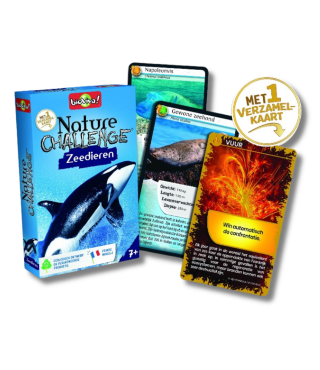 Nature Challenge Kwartet: Zeedieren (NL) - Kaartenspel
