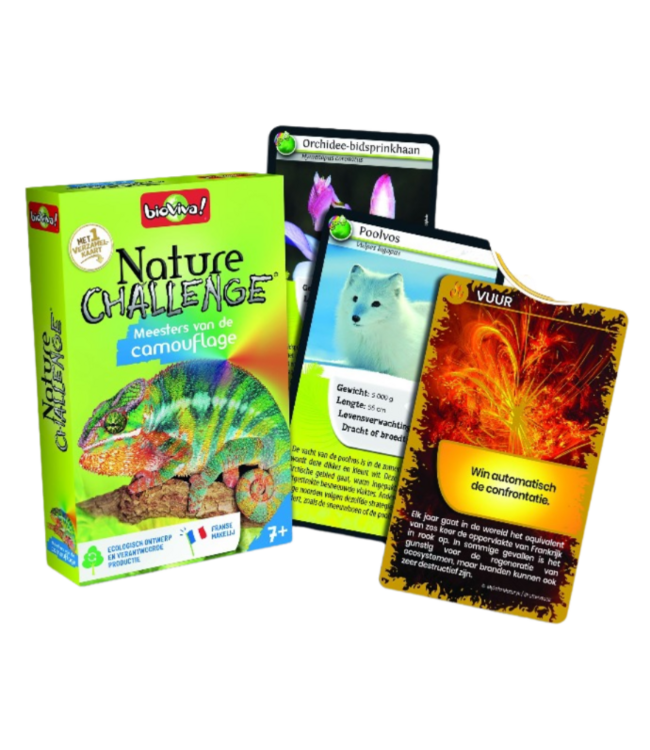 Nature Challenge Kwartet: Meesters van de Camouflage (NL) - Card game