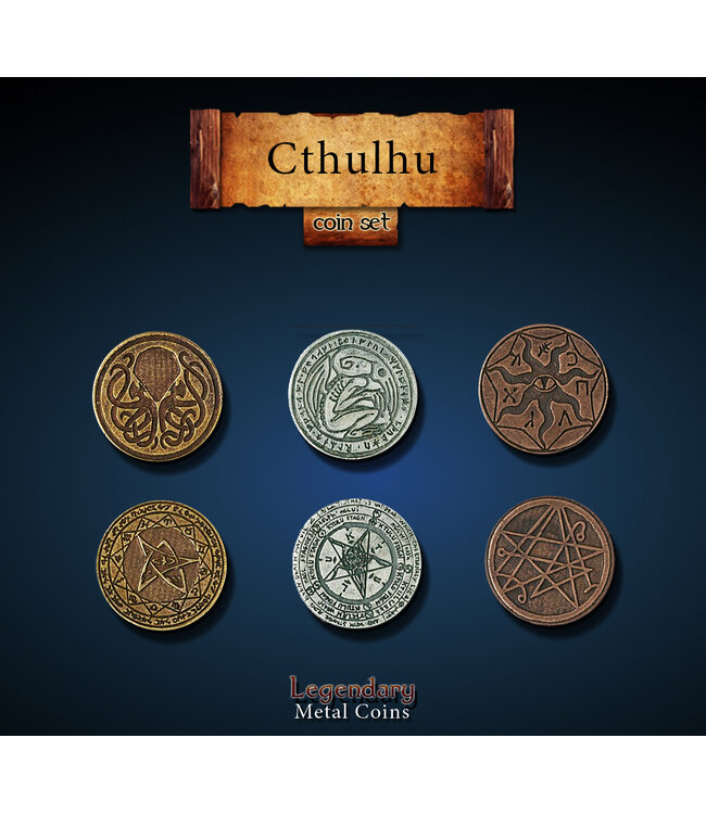 Legendary Metal Coins: Cthulhu (20 Coins)