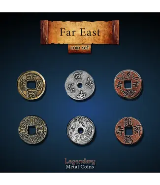 Drawlab Entertainment Legendary Metal Coins: Far East (20 Coins)
