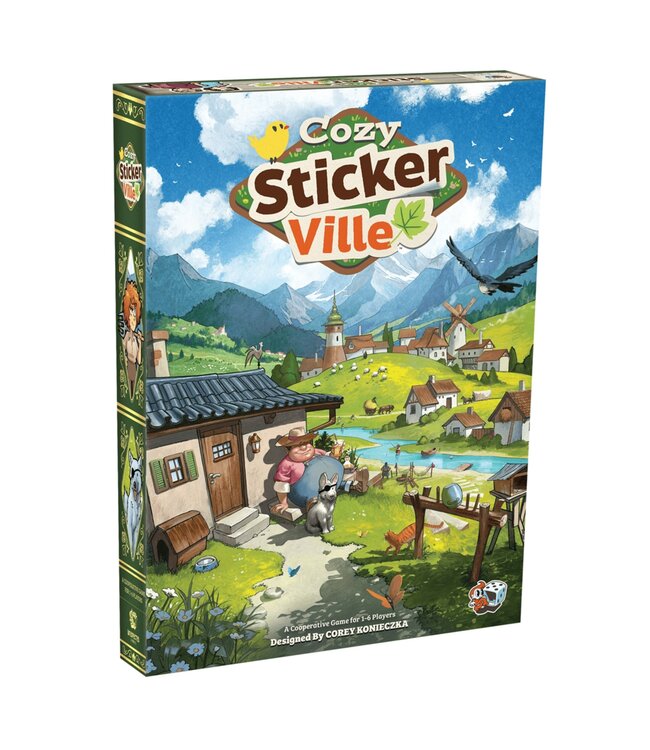 Cozy Stickerville (ENG) - Brettspiel