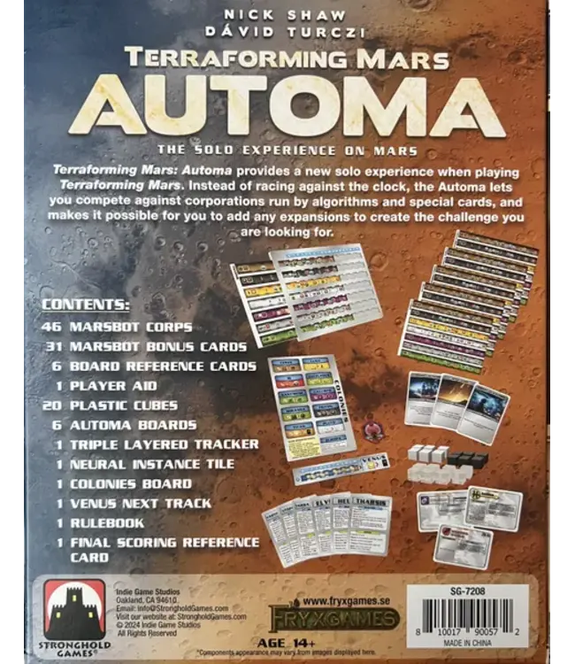 Terraforming Mars: Automa (ENG) - Brettspiel