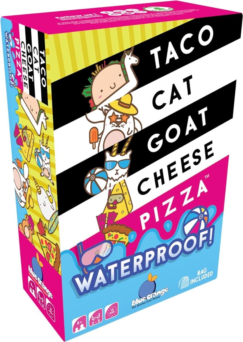 Blue Orange Taco Cat Goat Cheese Pizza Waterproof (NL) afbeelding
