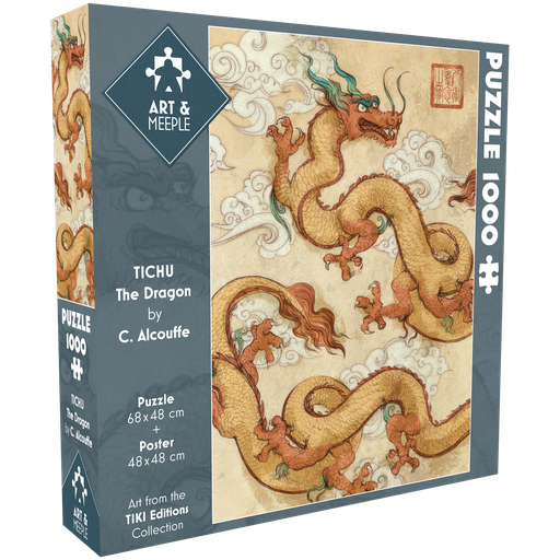 Art &amp; Meeple Tichu the Dragon (1000 Stukjes) afbeelding