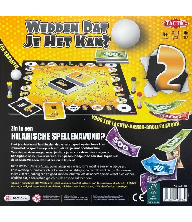 Wedden Dat Je Het Kan? 2 (NL) - Bordspel