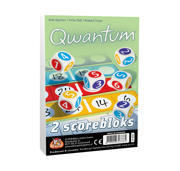 White Goblin Games Qwantum -  Scoreblokken afbeelding