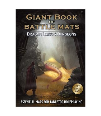 Loke Battle Mats Giant Book of Battle Mats: Dragon Lairs & Dungeons