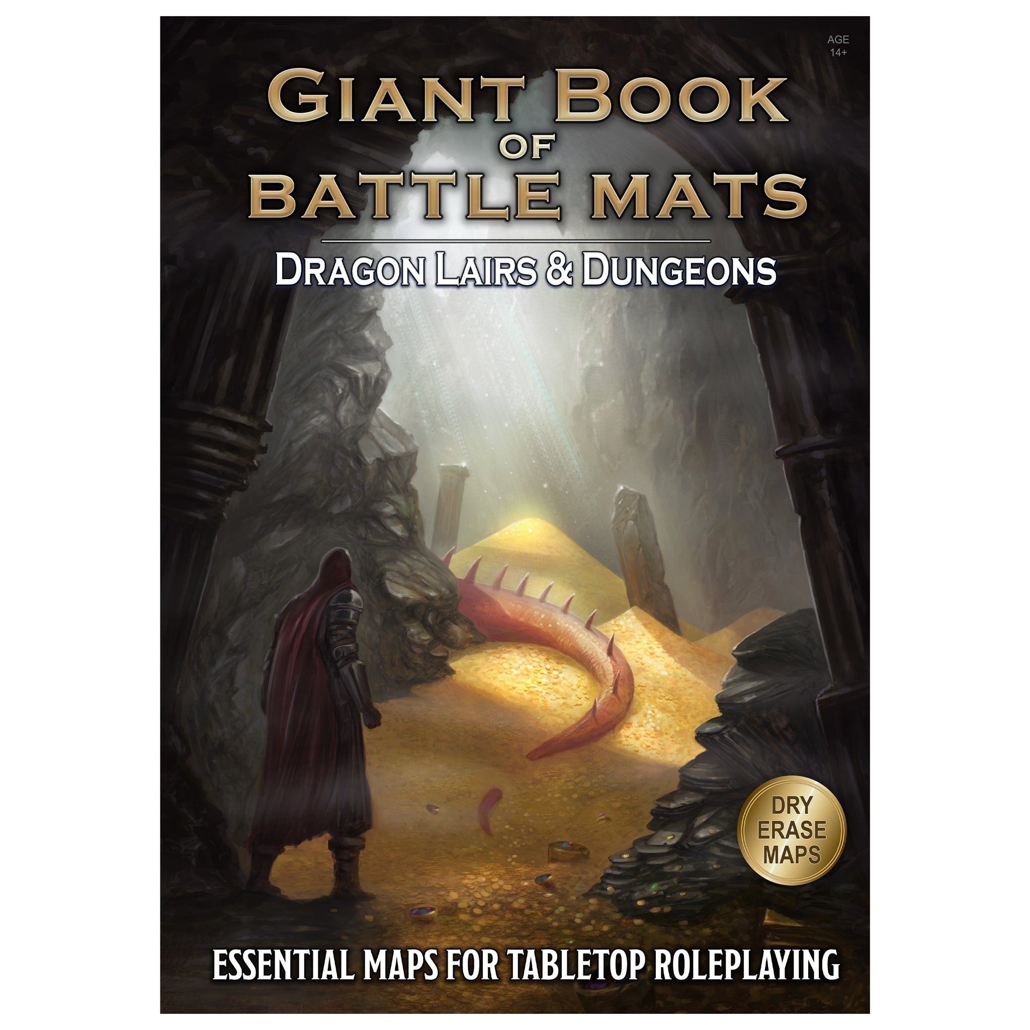 Loke Battle Mats Giant Book of Battle Mats: Dragon Lairs &amp; Dungeons afbeelding