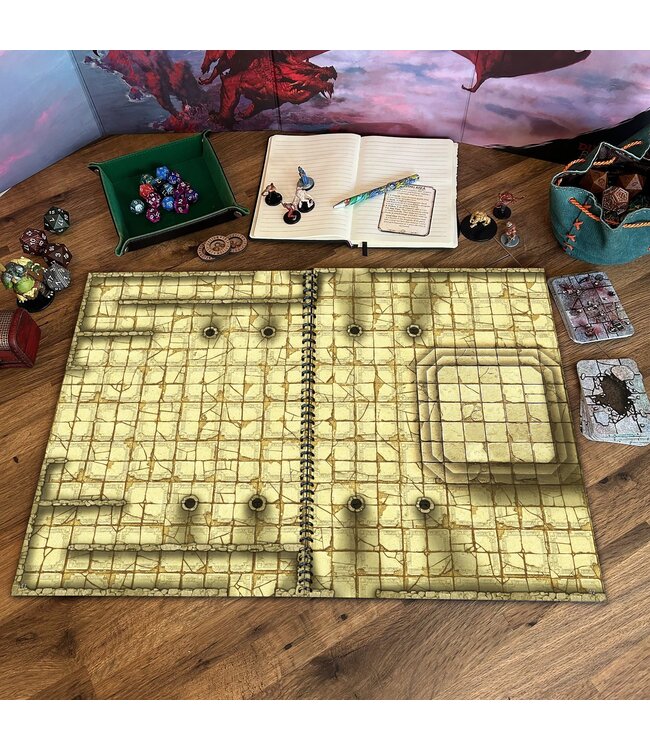 Loke BattleMats: Giant Book of Battle Mats: Dragon Lairs & Dungeons