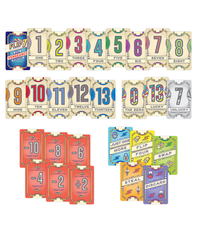 Flip 7 With a Vengeance (ENG) - Card game