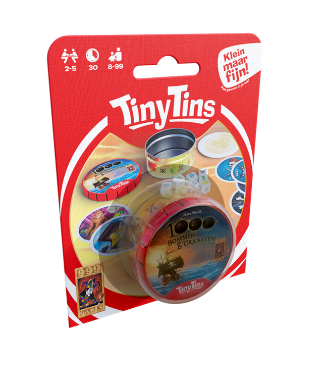 Tiny Tins: 1000 Bommen en Granaten (NL) - Dice game
