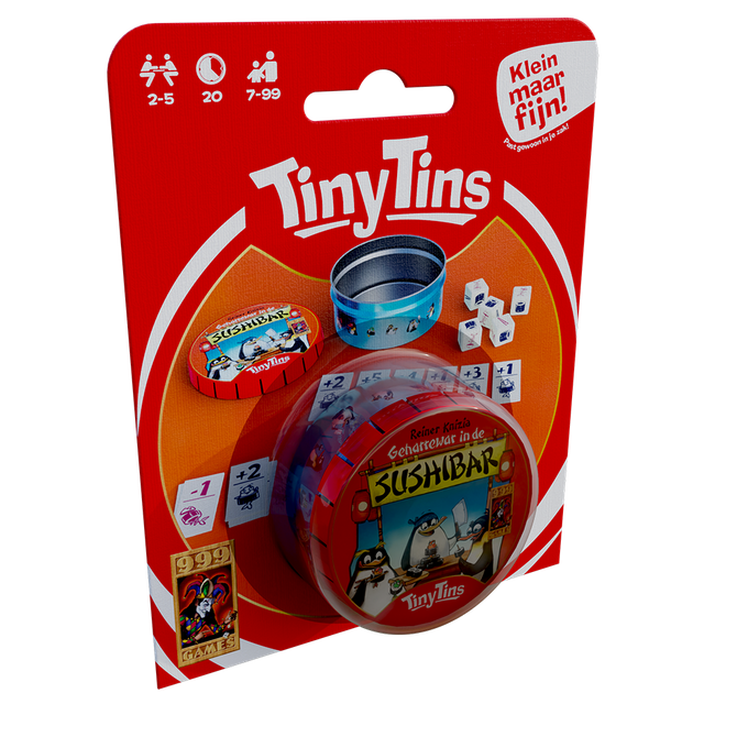 999 Games Tiny Tins: Geharrewar in de Sushibar