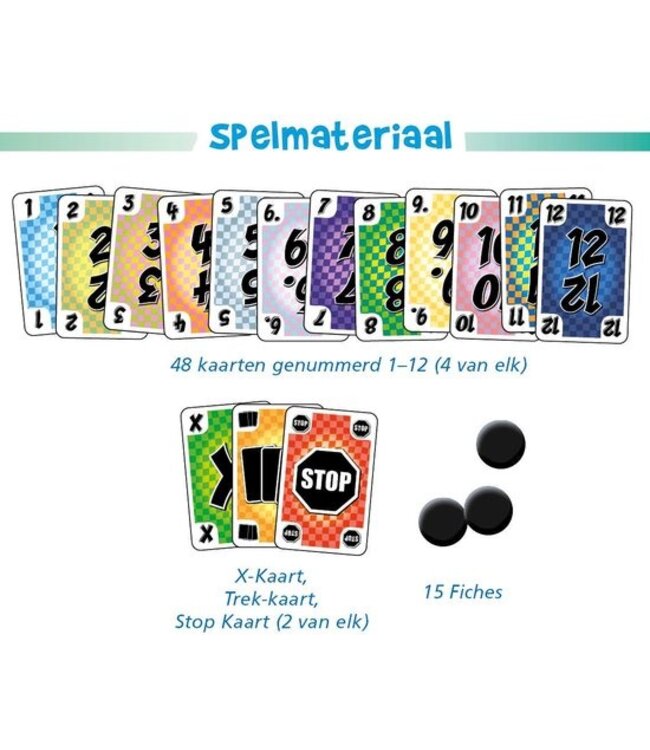 Geruite Rij-tjes (NL) - Card game