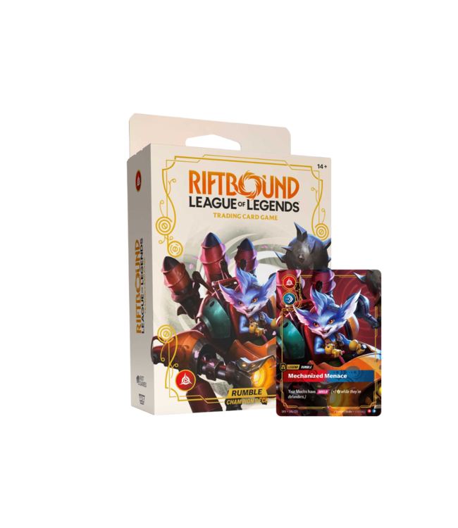 Riftbound Starter Deck: Spiritforged - Rumble Champion Deck