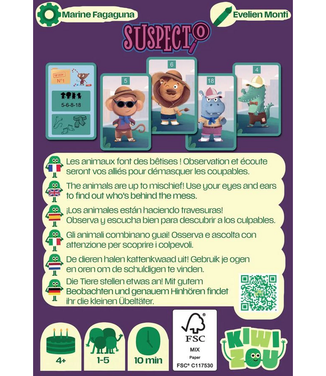 Suspecto - Card game