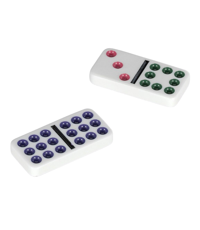 Cayro: Domino Double 9 Color (Metal Box)