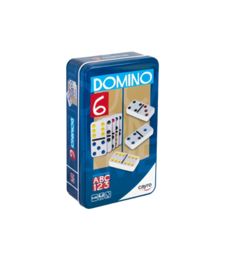 Cayro Domino Double 6 Color (Metal Box)