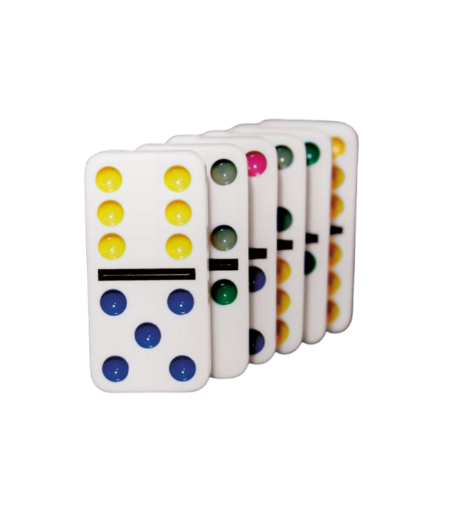Cayro: Domino Double 6 Color (Metal Box)