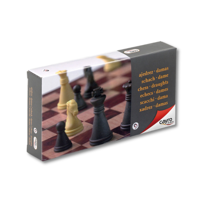 Cayro Schaken &amp; Dammen (Magnetisch) afbeelding