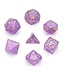 HOT Games Dice: Gold Foil Paars