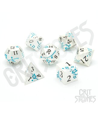 Glassstaff Iris Blossom Metal - RPG Dice Set