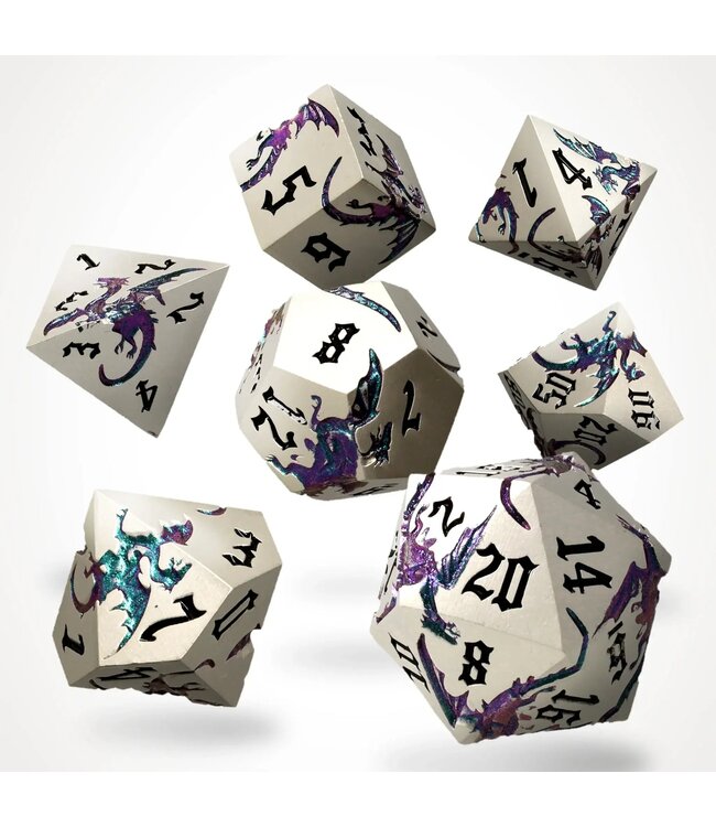 Glassstaff Elderwyrm Metal - RPG Dice Set