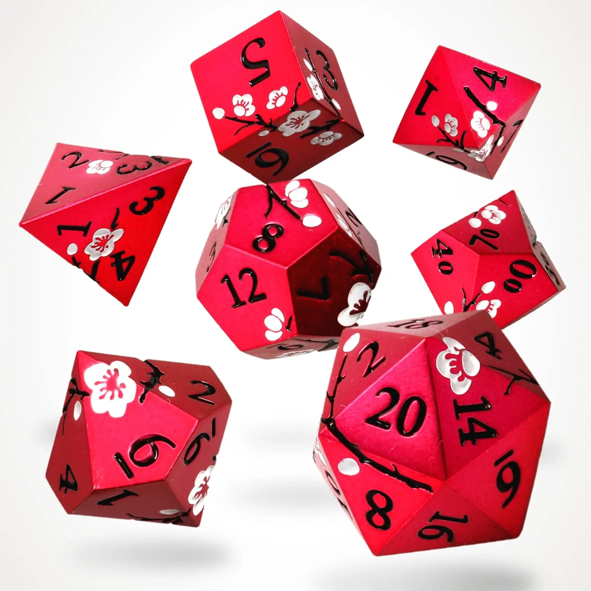 Glassstaff Dawn Blossom Metal - RPG Dice Set