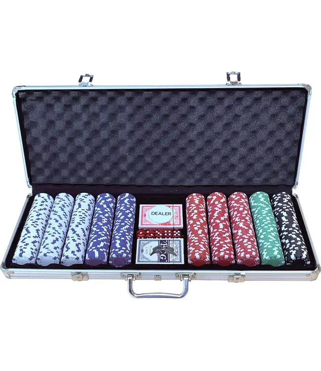 Aluminum Poker Case 500 Chips