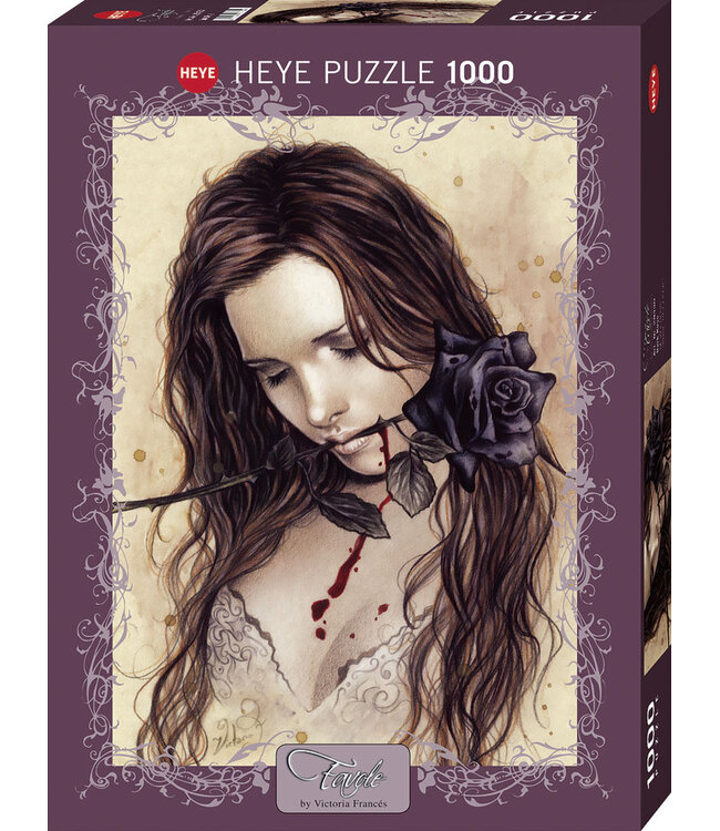 Heye Puzzle: Dark Rose (1000 Stukjes)