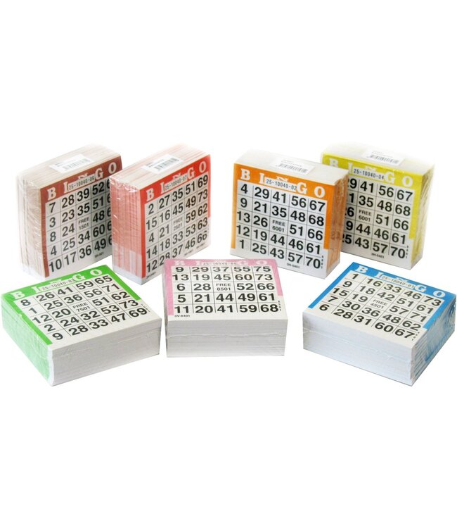 Bingokaarten (500 Vellen)