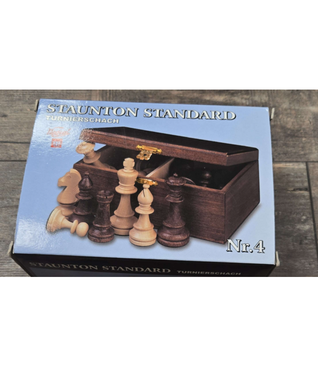 Chess Pieces - Staunton Nr. 4 K.H. 76mm