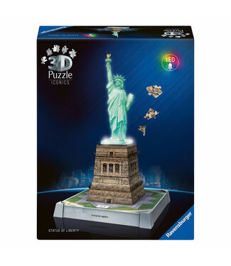 Ravensburger 3D Iconics: Statue of Liberty (LED) (128 Pieces)