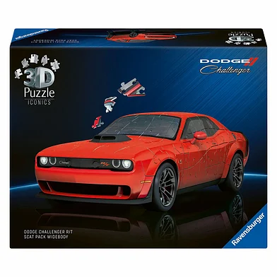 Ravensburger 3D Puzzle Iconics: Dodge Challenger (167 Stukjes)