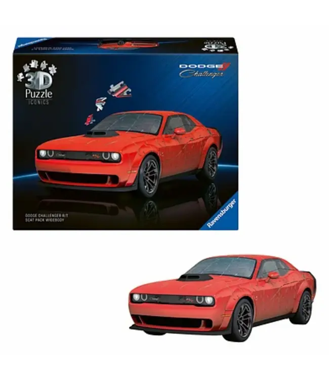 3D Puzzle Iconics: Dodge Challenger (167 Stukjes) - Puzzel