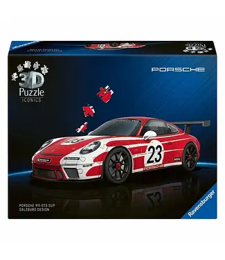 Ravensburger 3D Puzzle Iconics: Porsche 911 GT3 Cup (154 Pieces)
