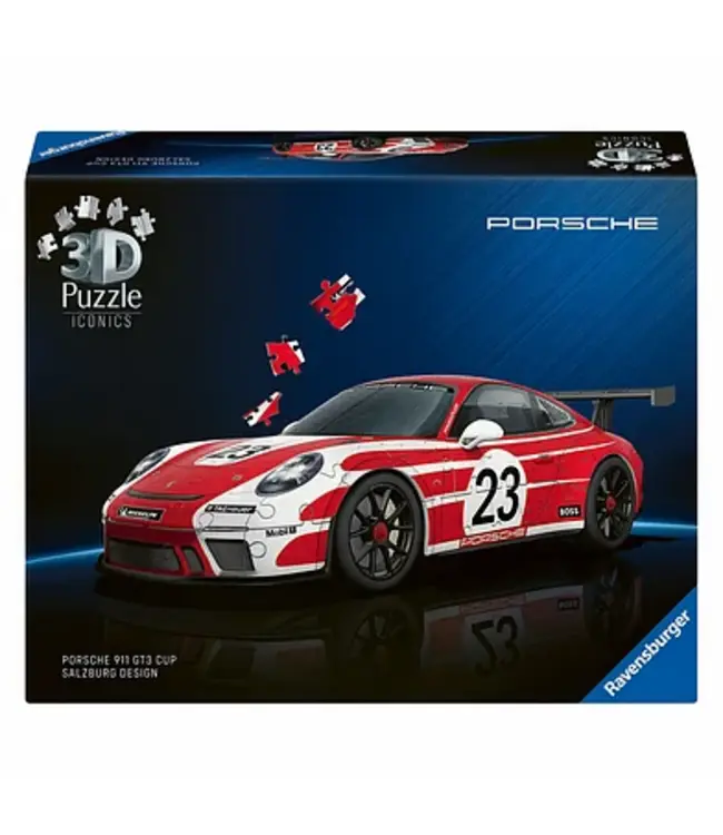 3D Puzzle Iconics: Porsche 911 GT3 Cup (154 Stukjes) - Puzzel