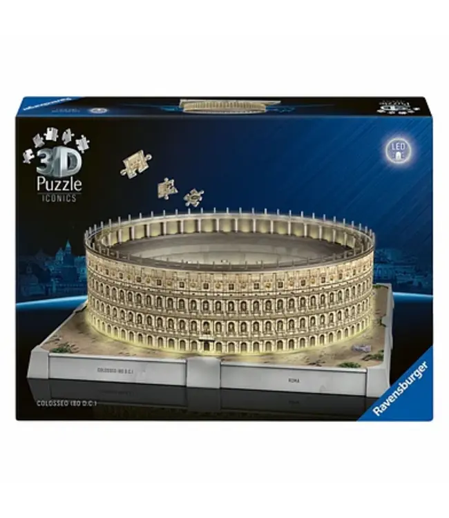 Ravensburger 3D Puzzle Iconics: Colosseum (LED) (291 Pieces)