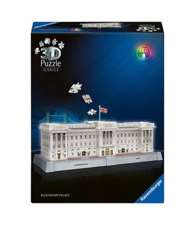 3D Puzzle Iconics: Buckingham Palace (LED) (260 Stukjes) - Puzzel