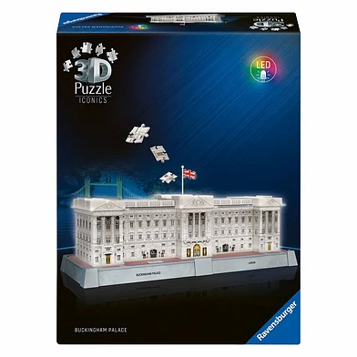 Ravensburger 3D Puzzle Iconics: Buckingham Palace (LED) (260 Stukjes)