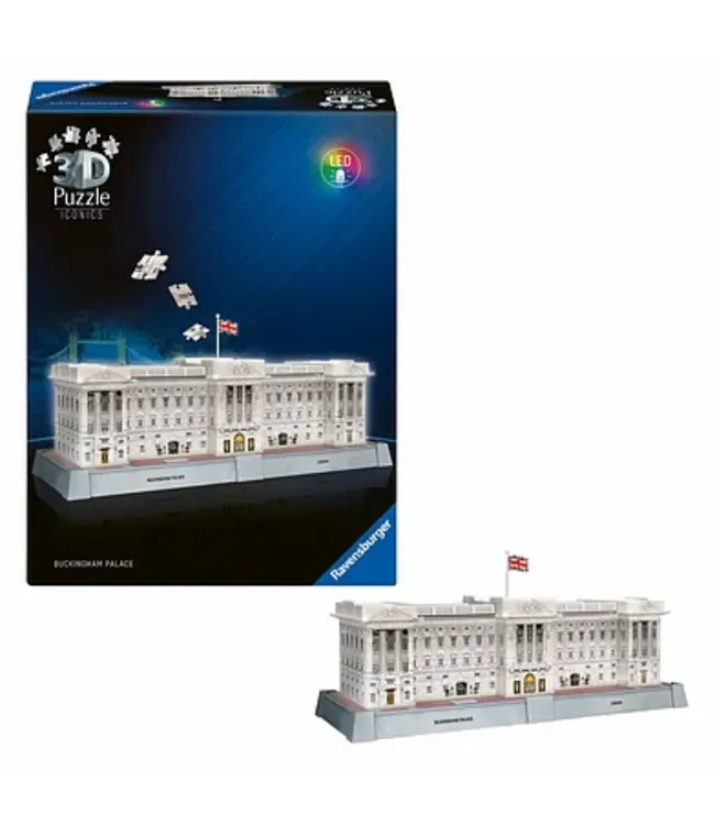 3D Puzzle Iconics: Buckingham Palace (LED) (260 Teile) - Puzzle
