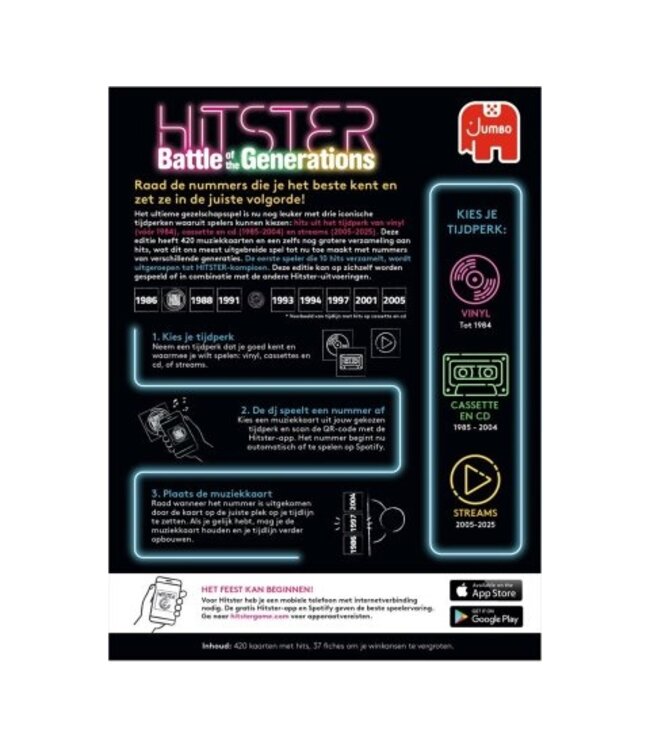 Hitster: Battle of the Generations (NL) - Party game
