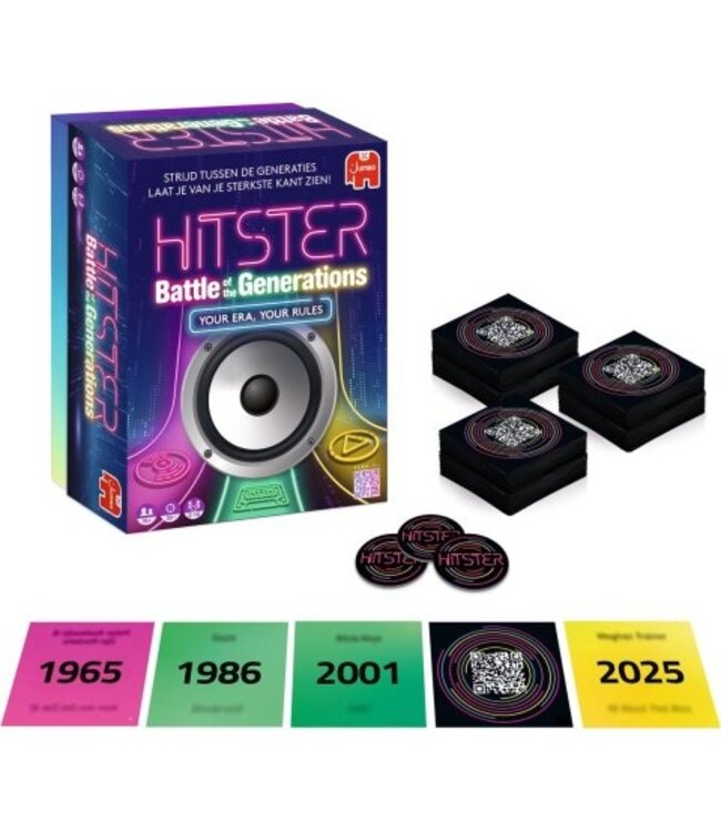 Hitster: Battle of the Generations (NL) - Partyspiel