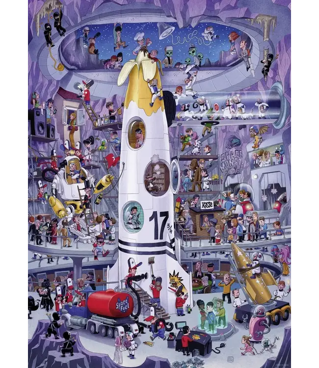 Heye Puzzle: Rocket Launch (1000 Pieces) - Puzzle