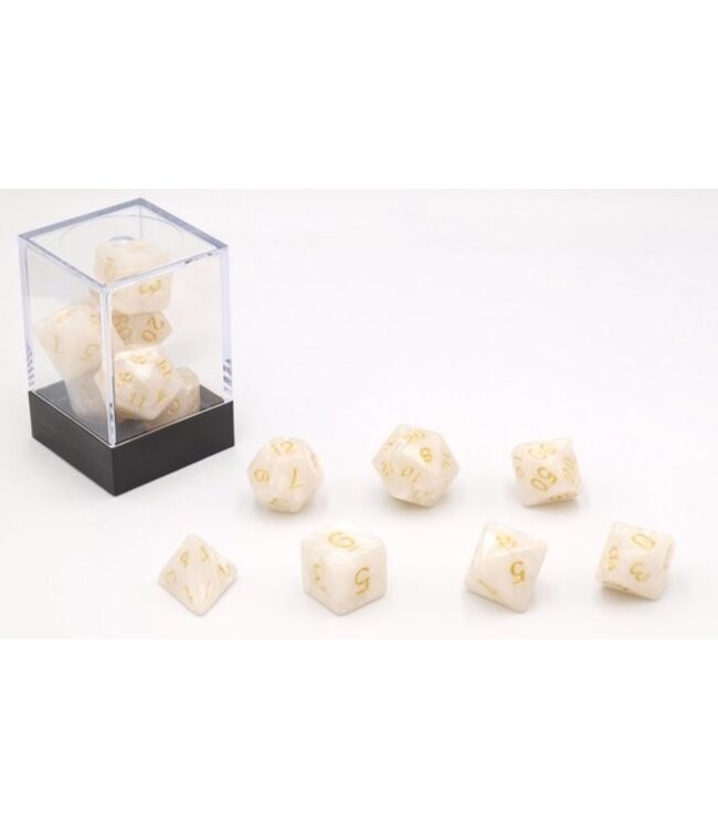 Hot Games - Dobbelstenen: Parelmoer - RPG Dice Set